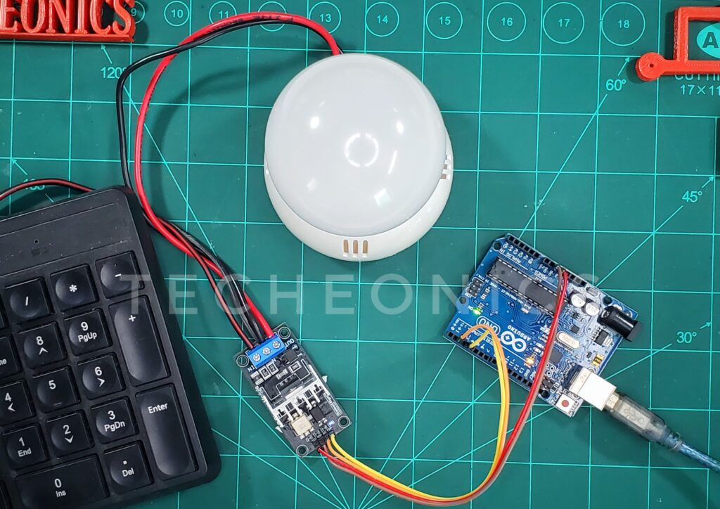 ac dimmer with arduino by techeonics