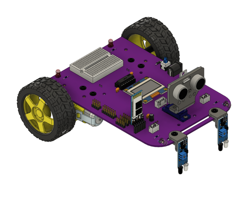 Intelli Bot v1 DIY 5 in 1 Robotics Kit - Techeonics