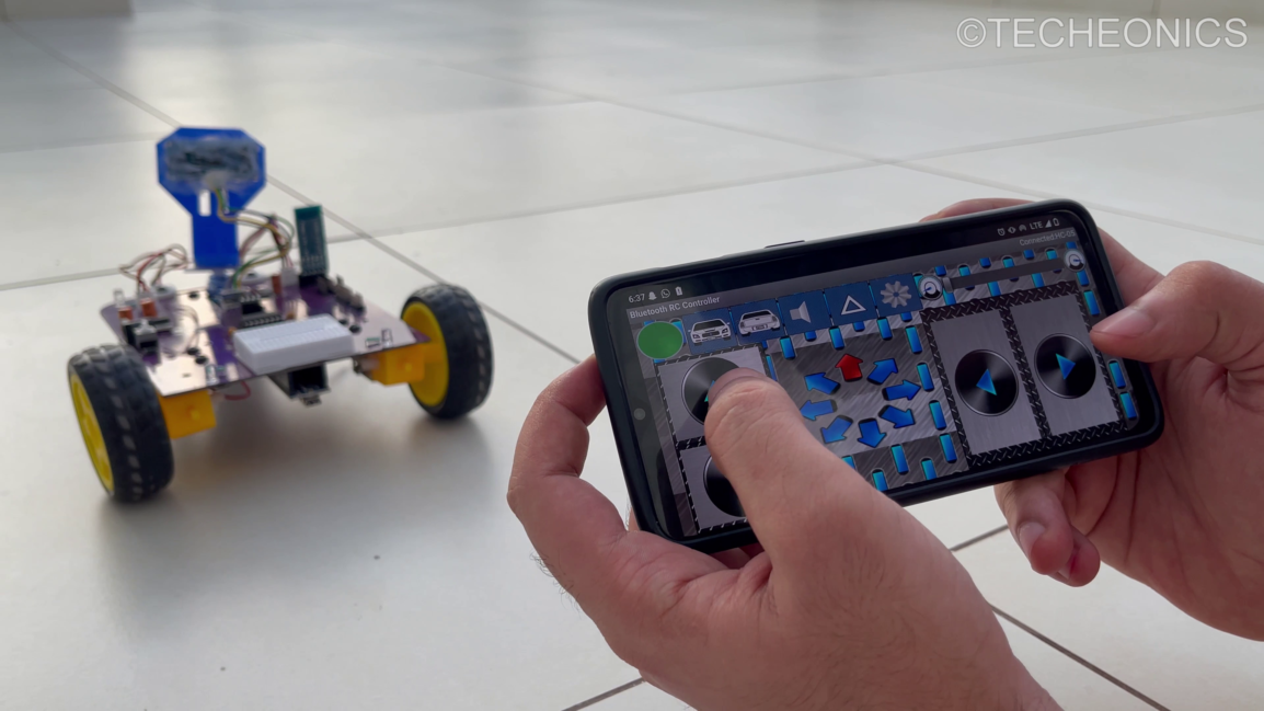 Building a Bluetooth-Controlled Robot Using Intelli Bot - Techeonics